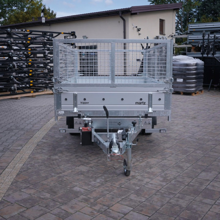 Temared TIPPER 2515 DMC 1,3T Wywrotka 253x152 z nadstawkami siatkowymi