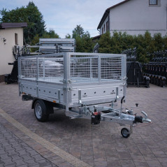 Temared TIPPER 2515 DMC 1,3T Wywrotka 253x152 z nadstawkami siatkowymi