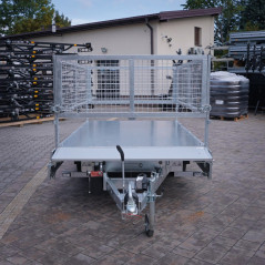 Temared TIPPER 2515 DMC 1,3T Wywrotka 253x152 z nadstawkami siatkowymi