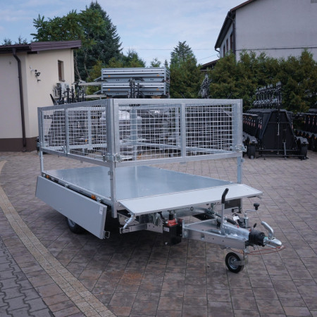 Temared TIPPER 2515 DMC 1,3T Wywrotka 253x152 z nadstawkami siatkowymi