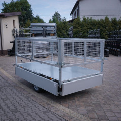 Temared TIPPER 2515 DMC 1,3T Wywrotka 253x152 z nadstawkami siatkowymi