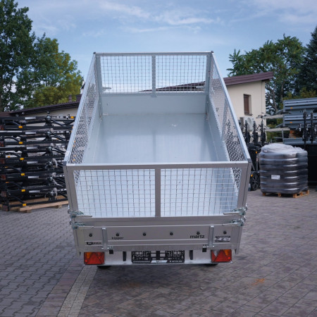 Temared TIPPER 2515 DMC 1,3T Wywrotka 253x152 z nadstawkami siatkowymi