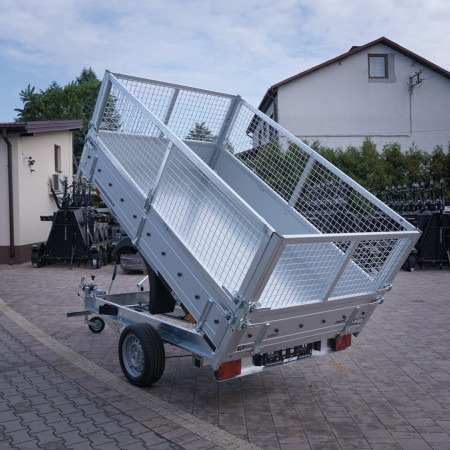 Temared TIPPER 2515 DMC 1,3T Wywrotka 253x152 z nadstawkami siatkowymi