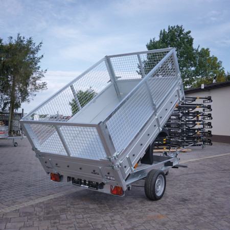 Temared TIPPER 2515 DMC 1,3T Wywrotka 253x152 z nadstawkami siatkowymi