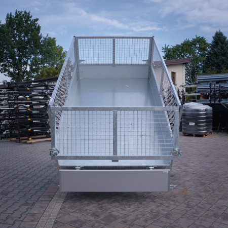 Temared TIPPER 2515 DMC 1,3T Wywrotka 253x152 z nadstawkami siatkowymi