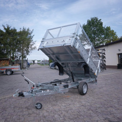 Temared TIPPER 2515 DMC 1,3T Wywrotka 253x152 z nadstawkami siatkowymi