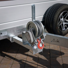 LAWETA SAMOCHODOWA Temared UNIVERSAL 600/3 590x210 DMC 3,5T z burtami aluminiowymi