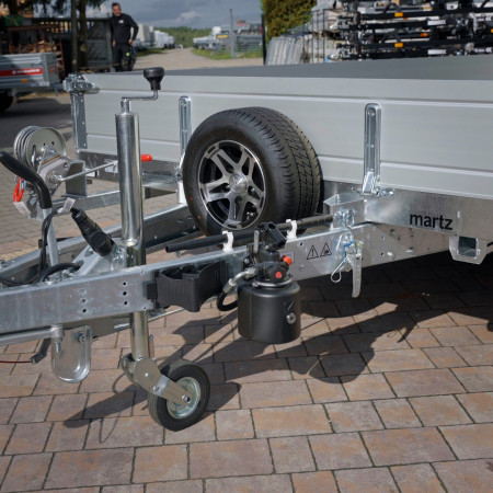 LAWETA SAMOCHODOWA Temared UNIVERSAL 600/3 590x210 DMC 3,5T z burtami aluminiowymi