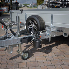 LAWETA SAMOCHODOWA Temared UNIVERSAL 600/3 590x210 DMC 3,5T z burtami aluminiowymi