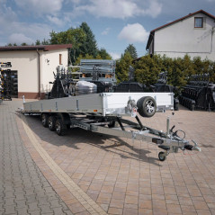 LAWETA SAMOCHODOWA Temared UNIVERSAL 600/3 590x210 DMC 3,5T z burtami aluminiowymi