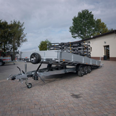 LAWETA SAMOCHODOWA Temared UNIVERSAL 600/3 590x210 DMC 3,5T z burtami aluminiowymi