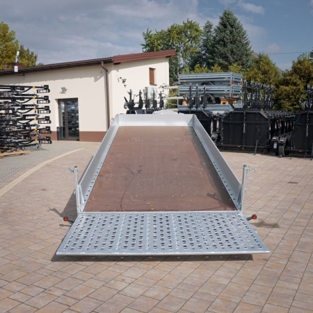 LAWETA SAMOCHODOWA Temared UNIVERSAL 600/3 590x210 DMC 3,5T z burtami aluminiowymi