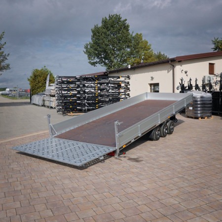 LAWETA SAMOCHODOWA Temared UNIVERSAL 600/3 590x210 DMC 3,5T z burtami aluminiowymi