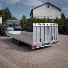 LAWETA SAMOCHODOWA Temared UNIVERSAL 600/3 590x210 DMC 3,5T z burtami aluminiowymi