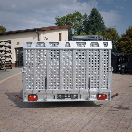 LAWETA SAMOCHODOWA Temared UNIVERSAL 600/3 590x210 DMC 3,5T z burtami aluminiowymi