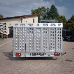 LAWETA SAMOCHODOWA Temared UNIVERSAL 600/3 590x210 DMC 3,5T z burtami aluminiowymi