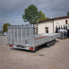 LAWETA SAMOCHODOWA Temared UNIVERSAL 600/3 590x210 DMC 3,5T z burtami aluminiowymi