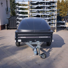 Brenderup 1205SUB750 DMC 750 204x116 BLACK EDITION + pokrywa Alu Felgi, LED-y