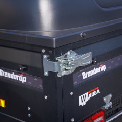 Brenderup 1205SUB750 DMC 750 204x116 BLACK EDITION + pokrywa Alu Felgi, LED-y