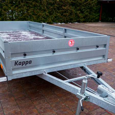 Przyczepa Carro Kappa 4015 400x150 DMC 750kg HAMOWANA