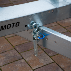 Przyczepka pod motocykl TEMARED Moto1 DMC 750 kg Uchylana Resor+Amortyzator