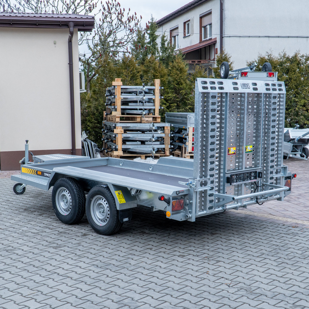 PRZYCZEPA POD MINIKOPARKĘ Lorries TPM35 365×180 DMC 3500 BUDOWLANKA